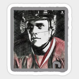 Jonathan Toews Chicago Sketch Sticker